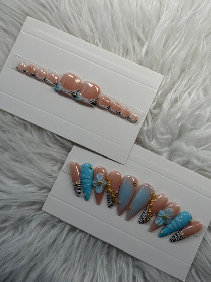 Tropical Zebra | Matching Set